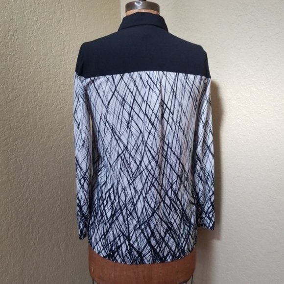 NWT Oversized BCBGMaxAzria High-Low Katee Blouse - Picture 4 of 9